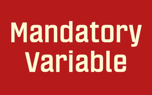 Mandatory Variable specimen from Fontef
