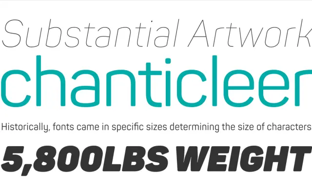 Panton specimen from Fontfabric