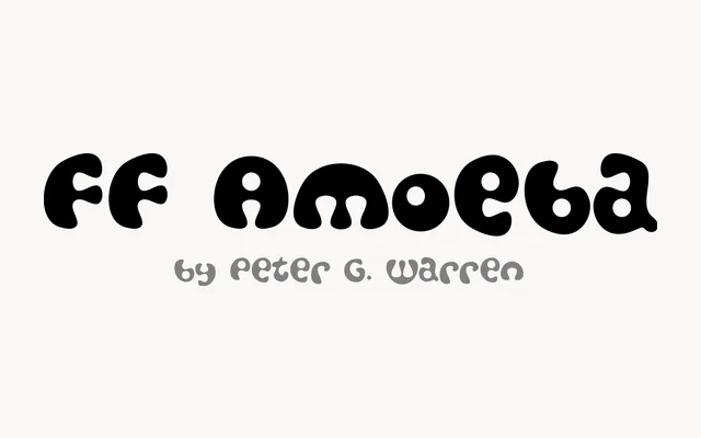 FF Amoeba specimen from FontFont