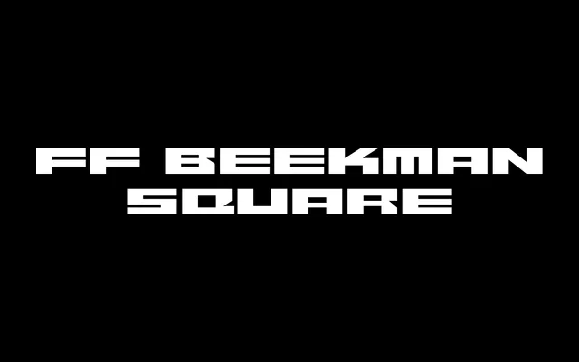 FF Beekman Square specimen from FontFont