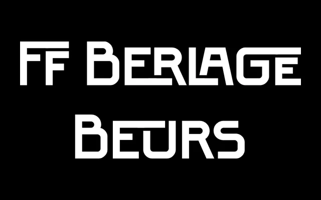 FF Berlage Beurs specimen from FontFont