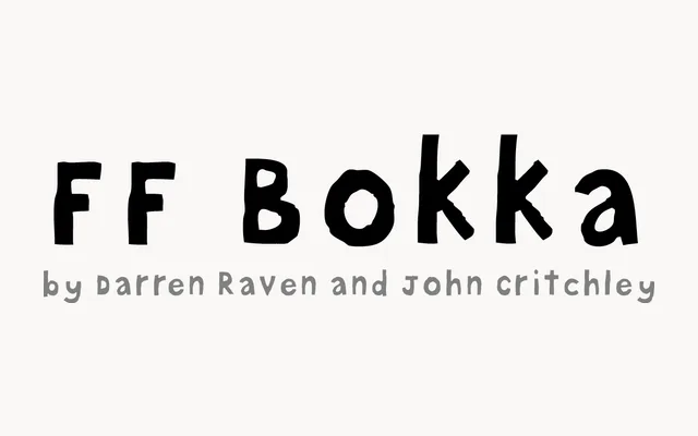 FF Bokka specimen from FontFont
