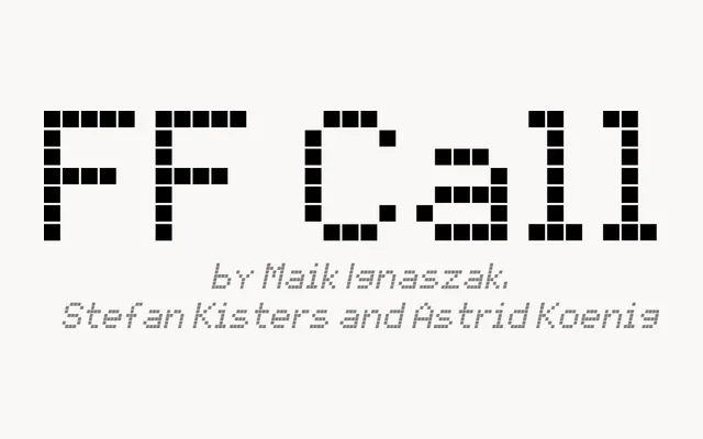 FF Call specimen from FontFont