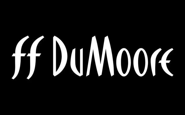 FF DuMoore specimen from FontFont