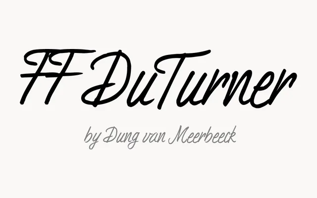 FF DuTurner specimen from FontFont