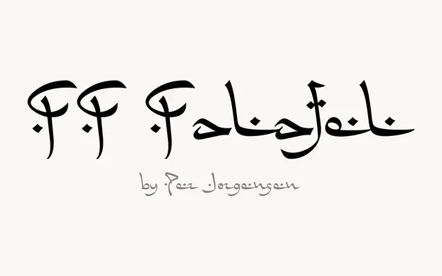 FF Falafel specimen from FontFont