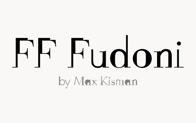 FF Fudoni specimen from FontFont