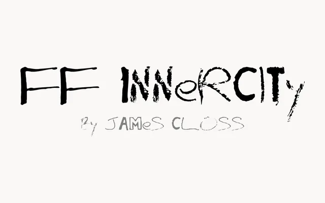 FF InnerCity specimen from FontFont
