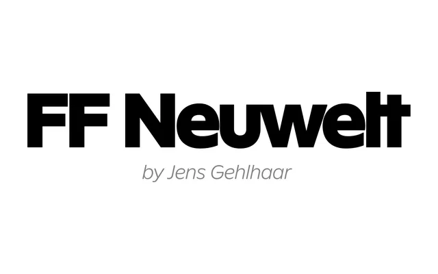 FF Neuwelt specimen from FontFont