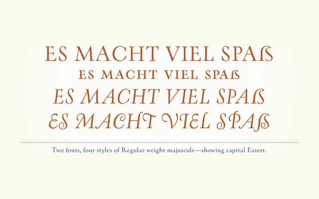 FF Oneleigh specimen from FontFont