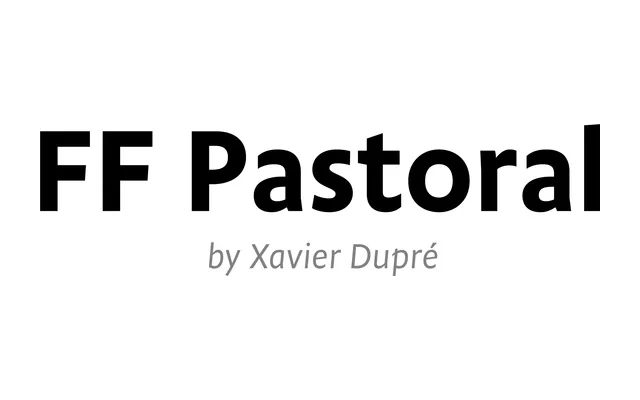 FF Pastoral specimen from FontFont