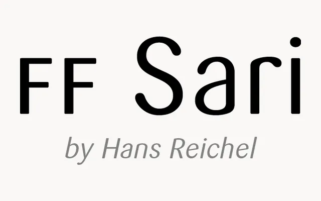 FF Sari specimen from FontFont