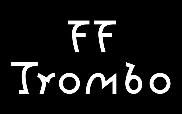 FF Trombo specimen from FontFont