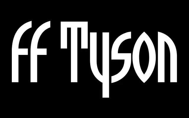 FF Tyson specimen from FontFont
