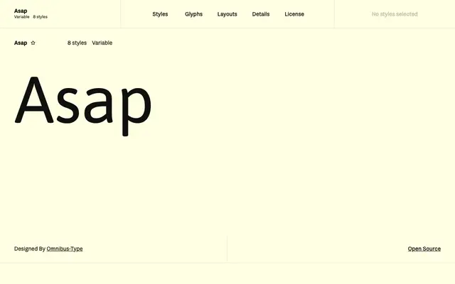 Asap specimen from Fontshare