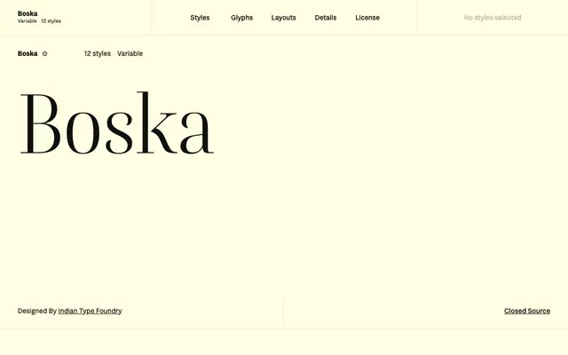 Boska specimen from Fontshare
