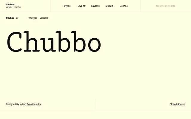 Chubbo specimen from Fontshare