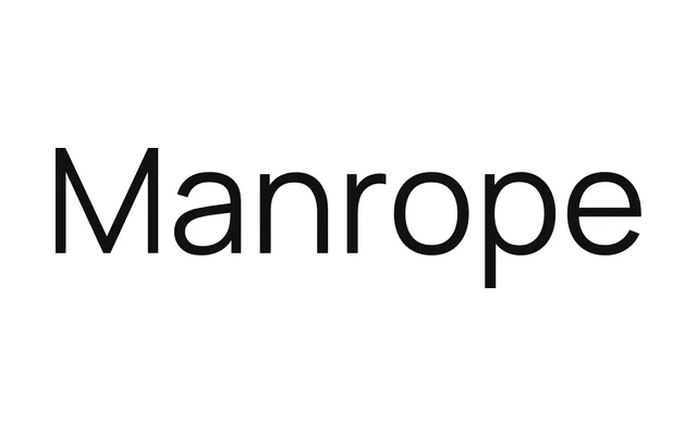 Manrope specimen from Fontshare