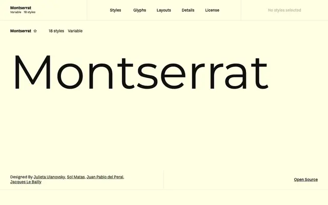 Montserrat specimen from Fontshare