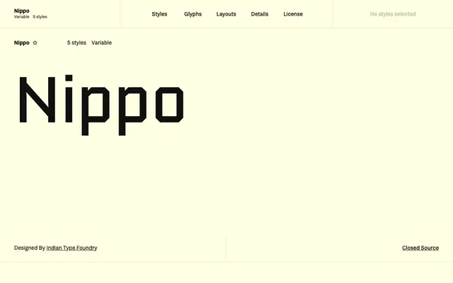 Nippo specimen from Fontshare