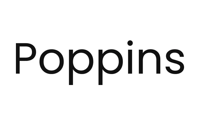 Poppins specimen from Fontshare