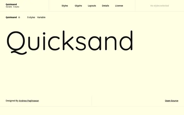 Quicksand specimen from Fontshare