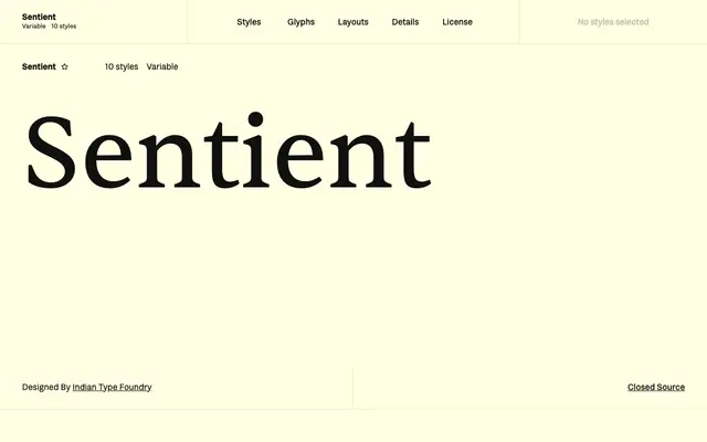 Sentient specimen from Fontshare