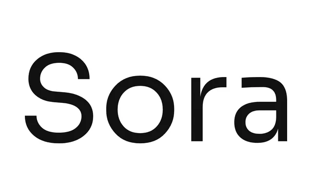 Sora specimen from Fontshare
