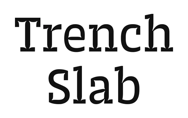 Trench Slab specimen from Fontshare
