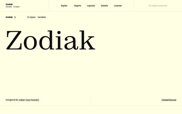 Zodiak specimen from Fontshare