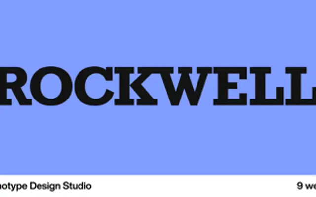 Slab Serif Fonts specimen from Fontsmith