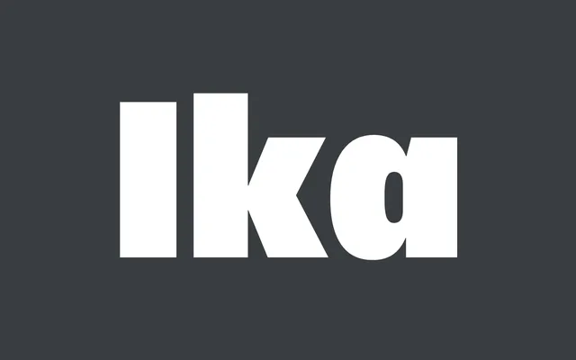 Ika Collection specimen from Fontwerk