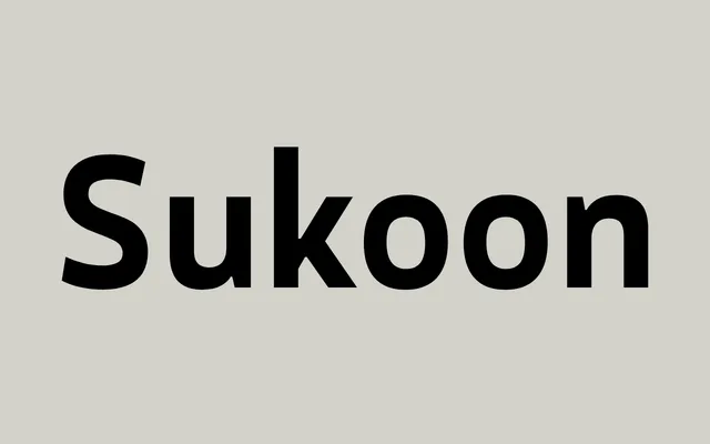 Sukoon specimen from Fontwerk