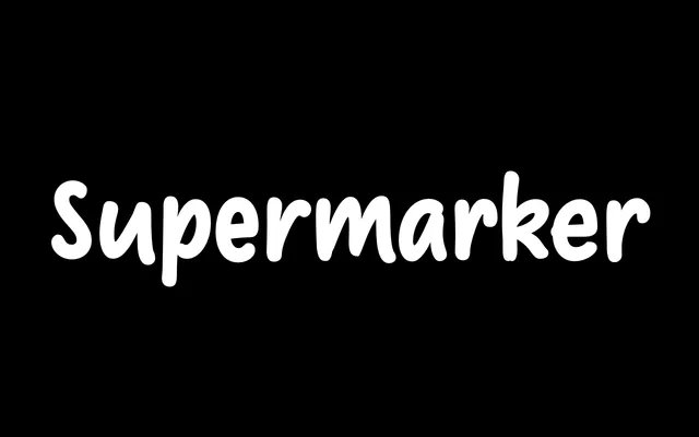 Supermarker specimen from Fontwerk