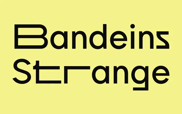 Bandeins Strange specimen from Format.otf