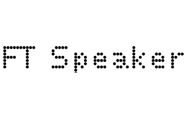 FT Speaker specimen from Formula Type