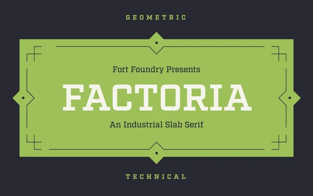 Factoria specimen from Fort Foundry