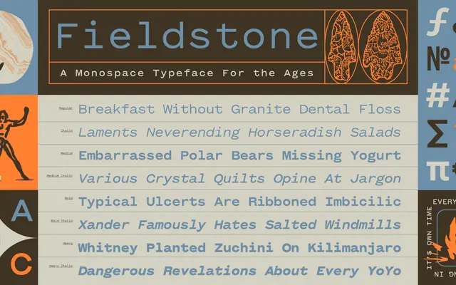 Fieldstone specimen from Fort Foundry