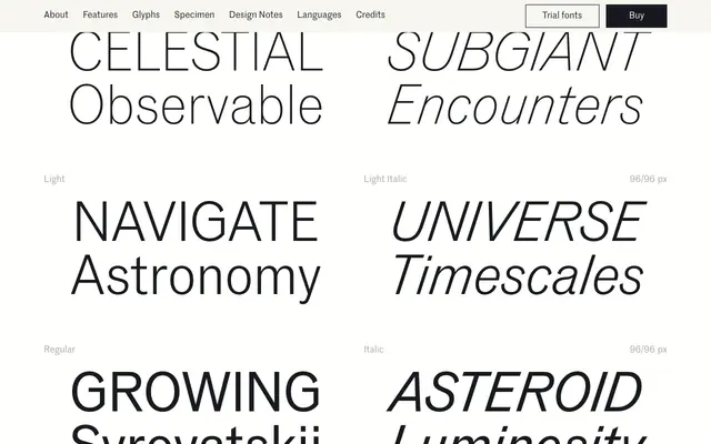 Taurus Grotesk specimen from Foster Type