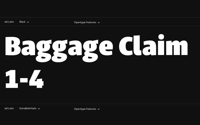 Jali Latin specimen from Foundry Five