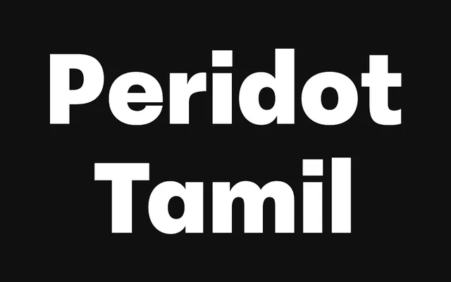 Peridot Tamil specimen from Foundry Five
