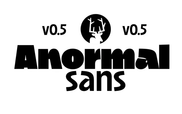 Anormal Sans specimen from FredsFonts