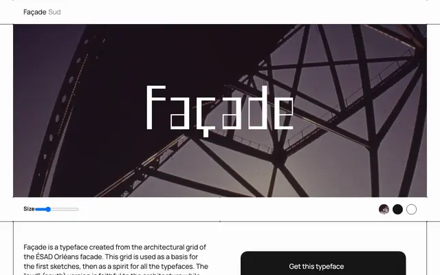 Façade specimen from Free Faces