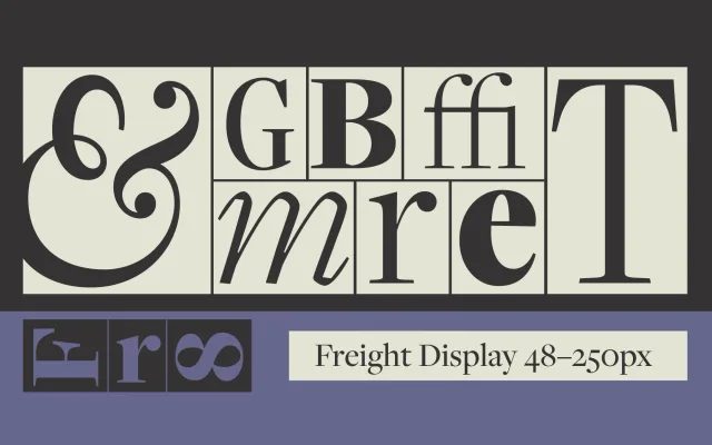 Freight Display specimen from Freight Collection