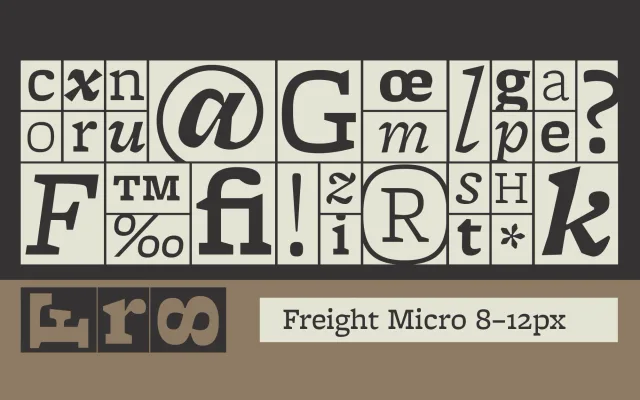 Freight Micro specimen from Freight Collection