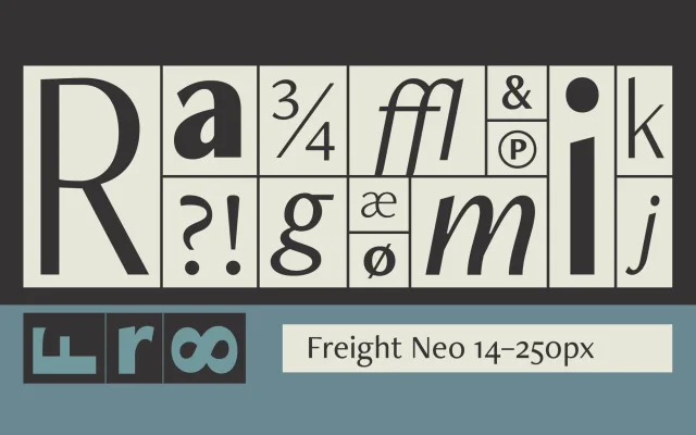 Freight Neo specimen from Freight Collection