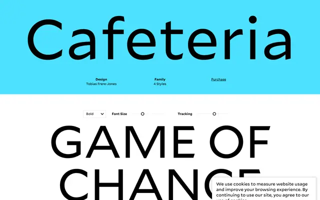 Cafeteria specimen from Frere-Jones