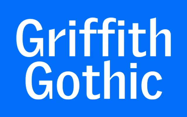 Griffith Gothic specimen from Frere-Jones