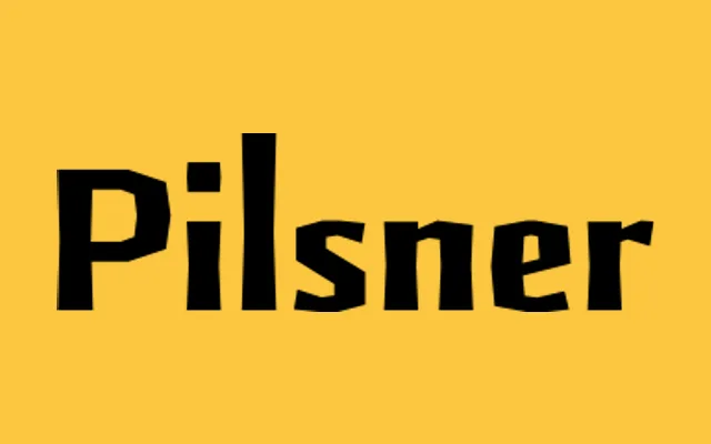 Pilsner specimen from Frere-Jones