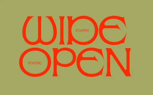 Epic specimen from Fuego Fonts